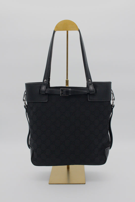 Gucci Canvas Belt Tote Bag