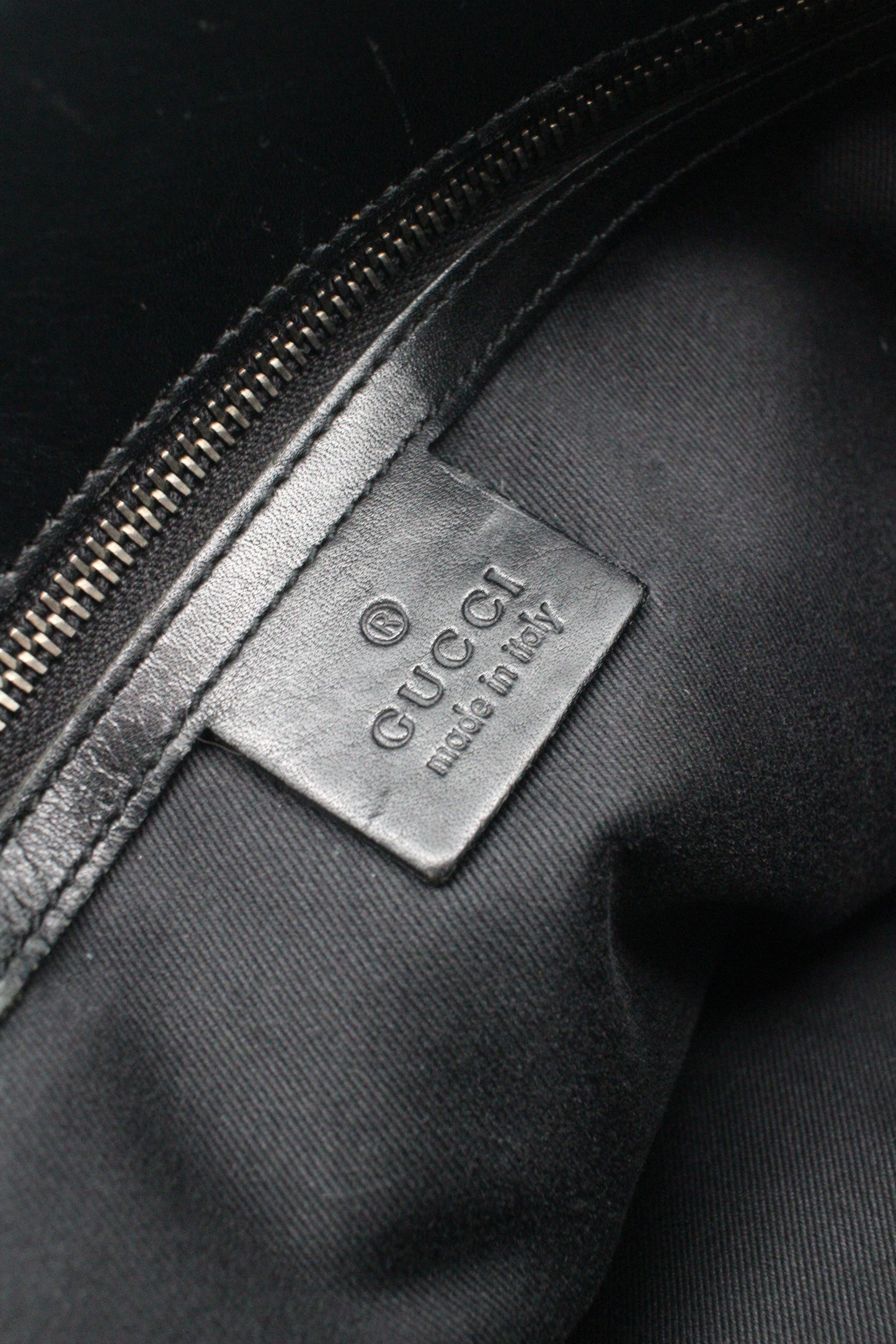 Gucci Canvas Belt Tote Bag