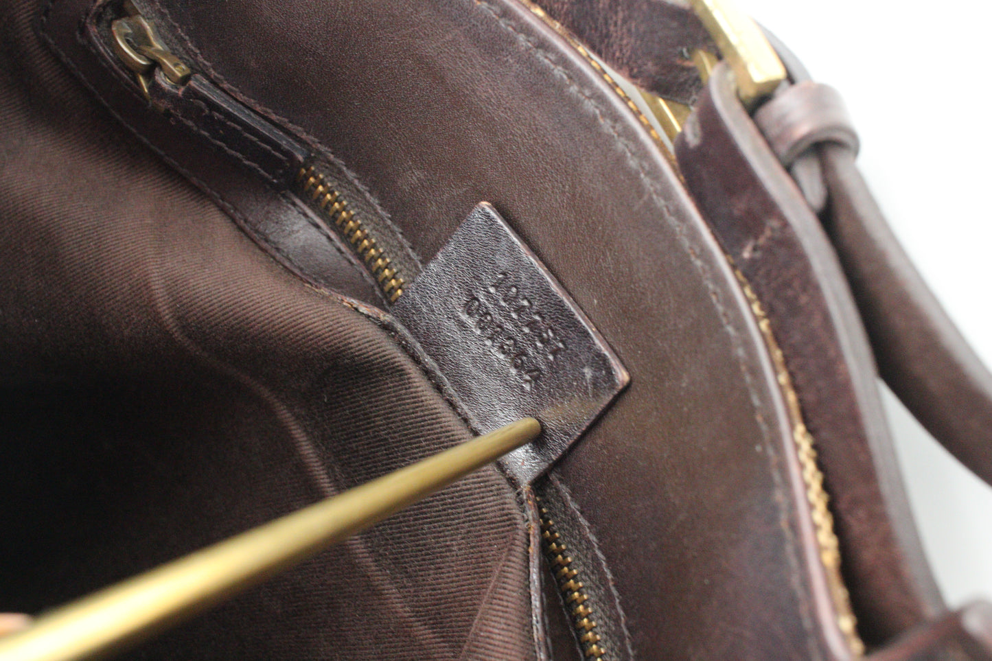 Gucci Canvas Belt Tote Bag