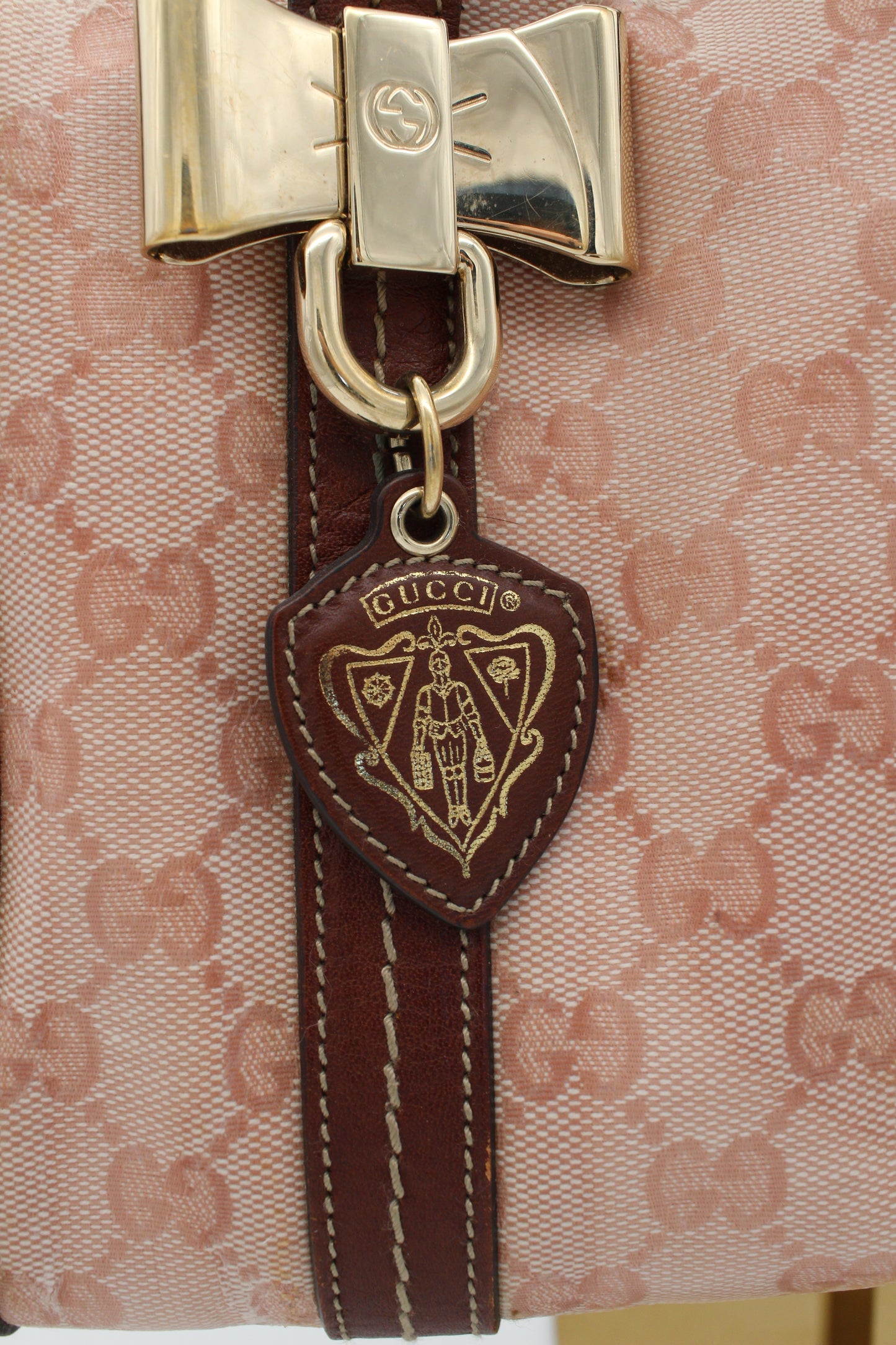 Gucci Crystal Duchessa Boston Handbag