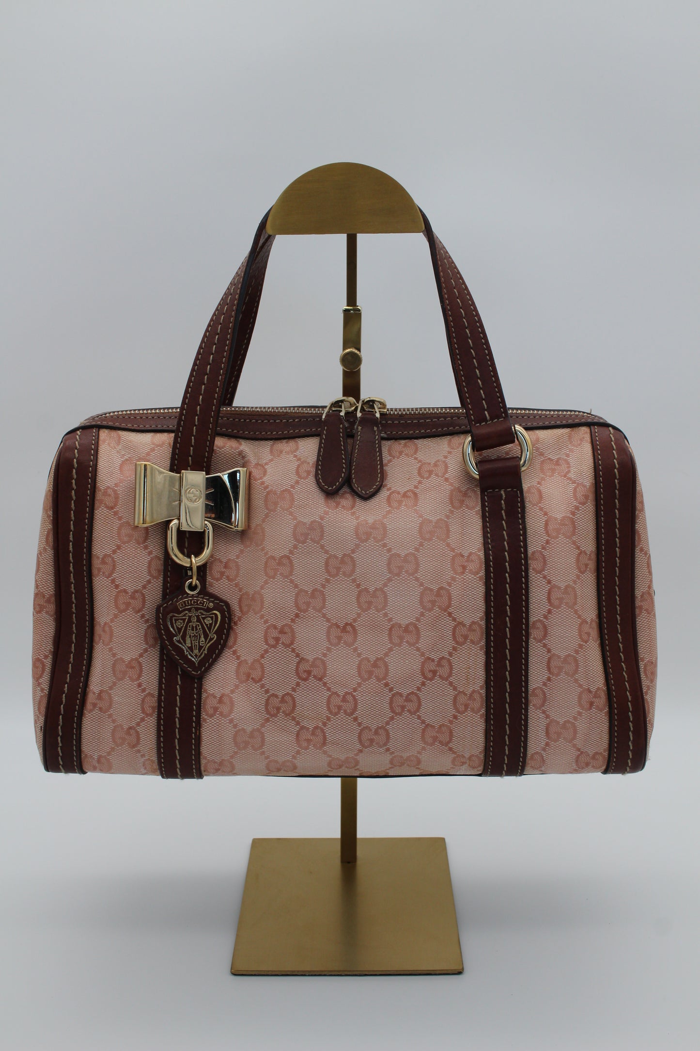 Gucci Crystal Duchessa Boston Handbag