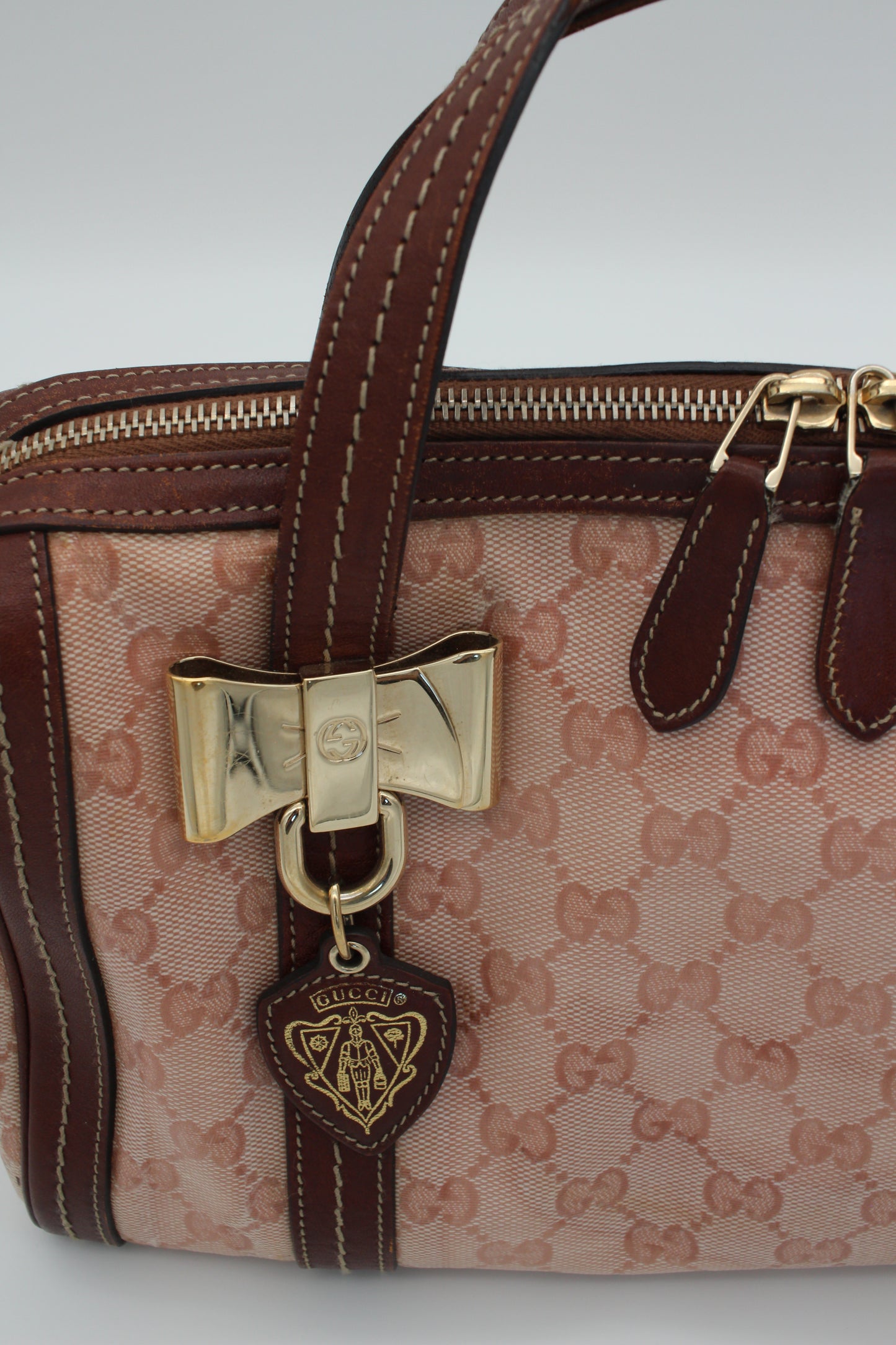 Gucci Crystal Duchessa Boston Handbag