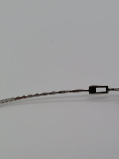 Gucci Rimless Strass Sunglasses Silver
