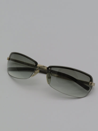 Gucci Half Rimless Sunglasses