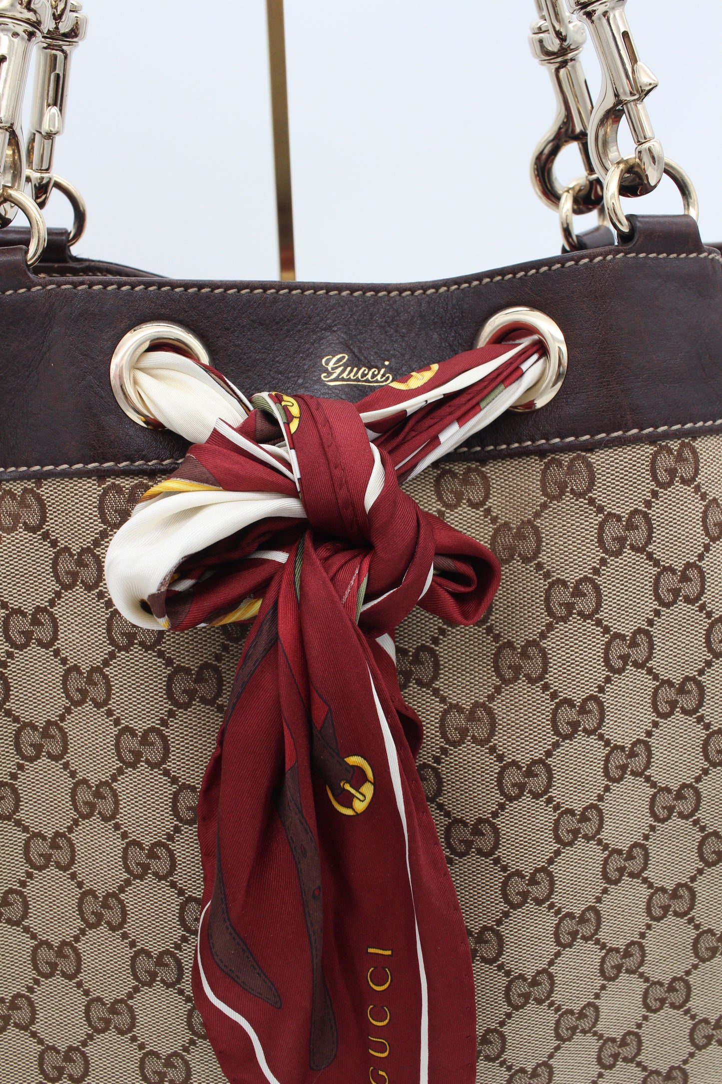 Gucci Positano Scarf Tote