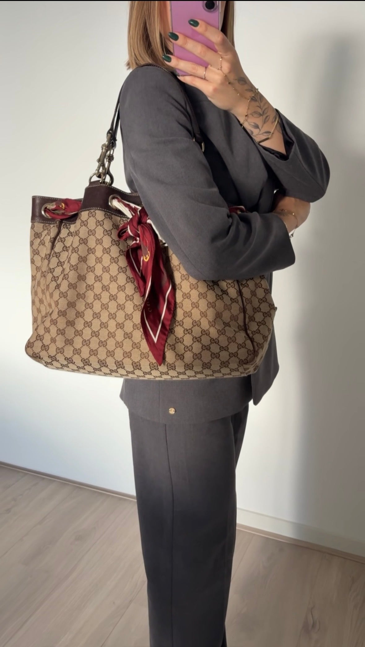 Gucci Positano Scarf Tote